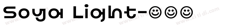 Soya Light字体转换